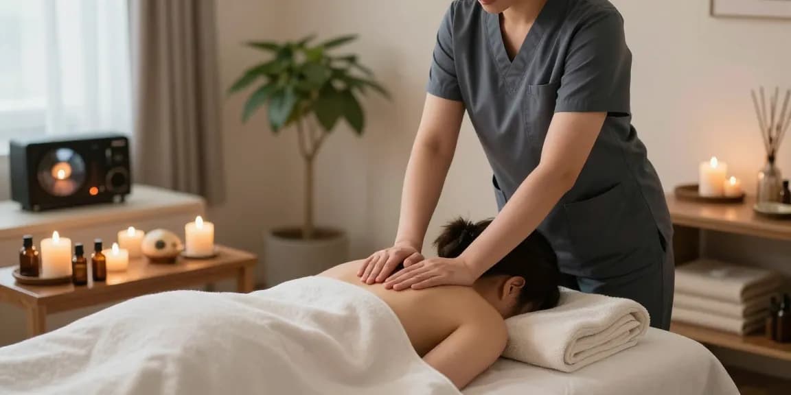 Experience relaxation with 성남출장안마 in a tranquil massage therapy setting, highlighting professional techniques and soothing ambiance.