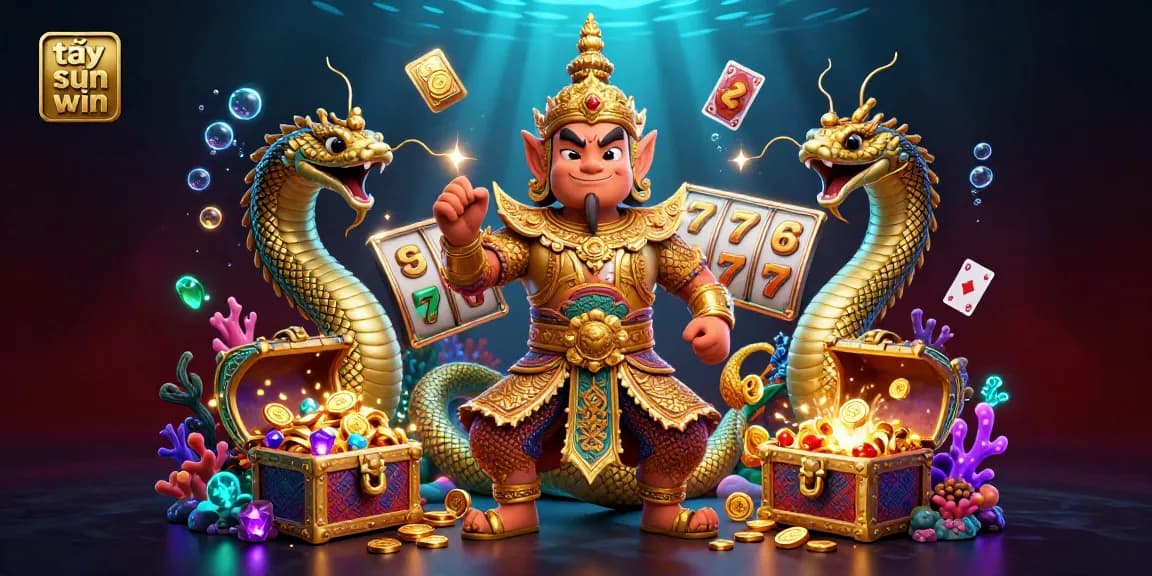 Experience thrilling moments with tải sun win at a vibrant 3D casino illustration filled with excitement and dynamic elements.
