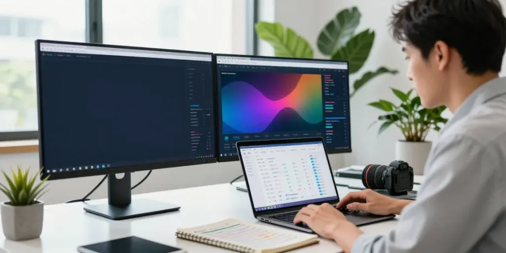 SEO analysis in a modern office with rokok88 link strategies highlighted.