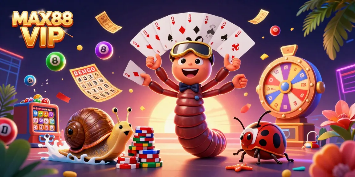 Engage in thrilling MAX88 VIP action with dynamic casino characters and games in an exciting atmosphere.
