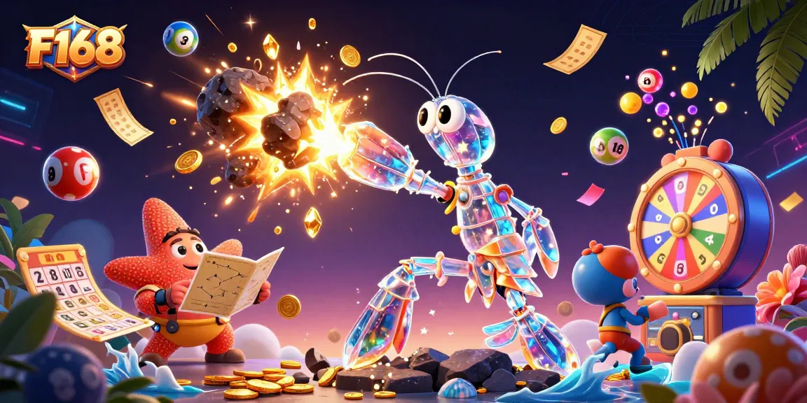 Engage with F168's vibrant online casino gaming scene featuring thrilling lottery elements.