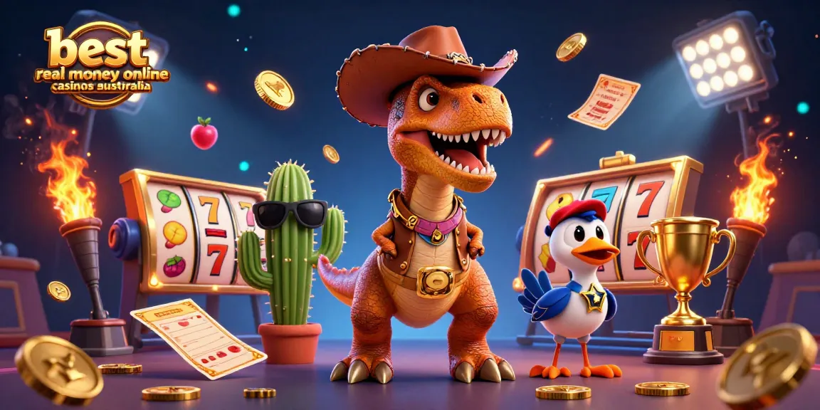 Play at the best real money online casinos Australia with top-rated slots featuring unique characters.