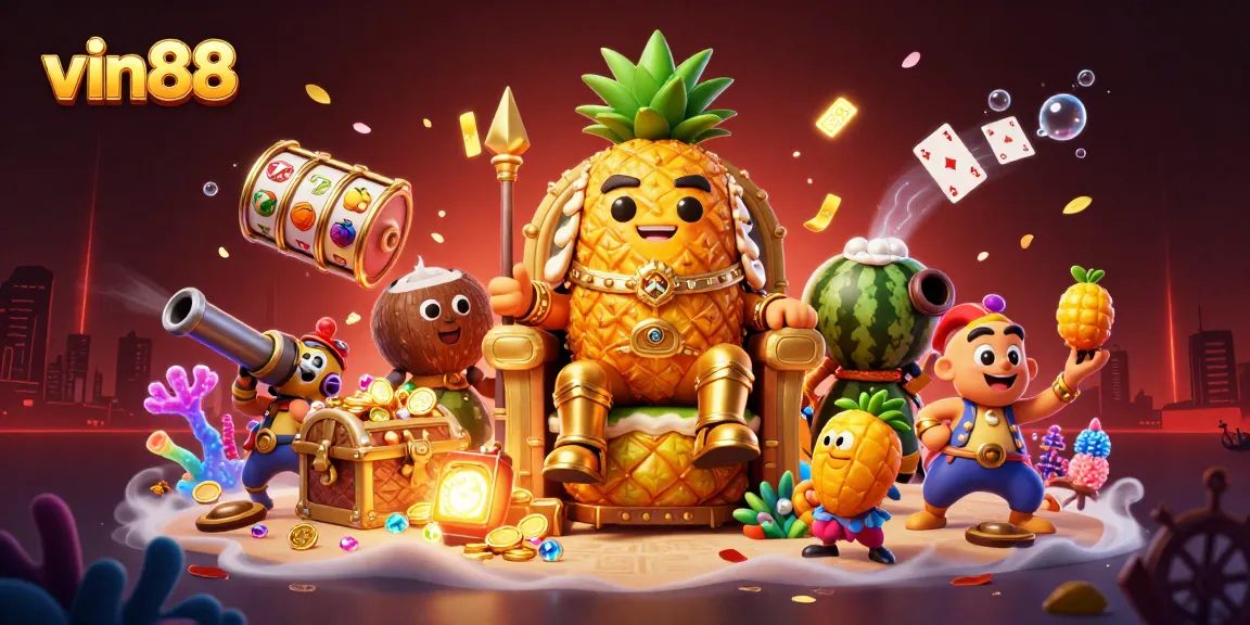 Experience exciting gameplay at vin88 with engaging characters and vibrant slot game elements.