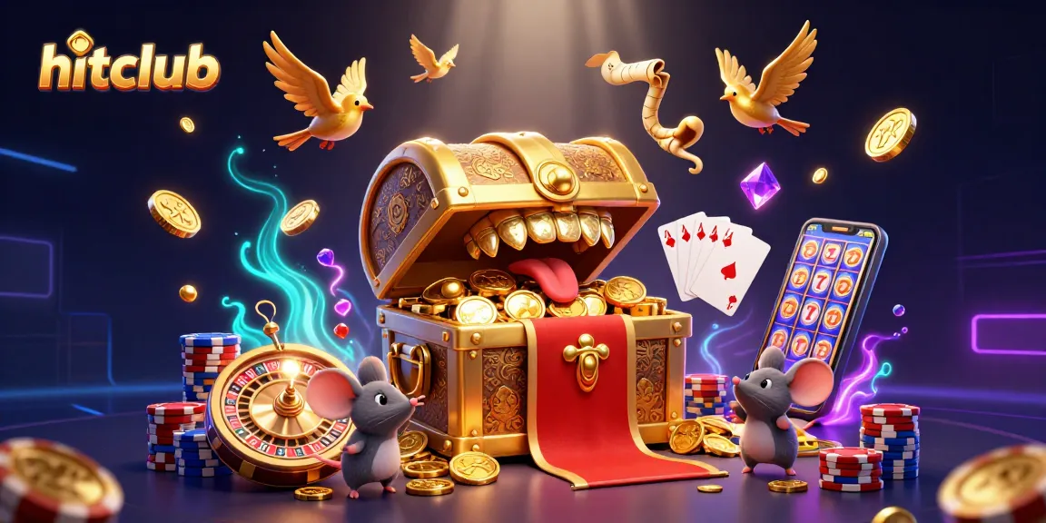 Hitclub offers a playful casino adventure, showcasing immersive gaming elements and vibrant visuals.