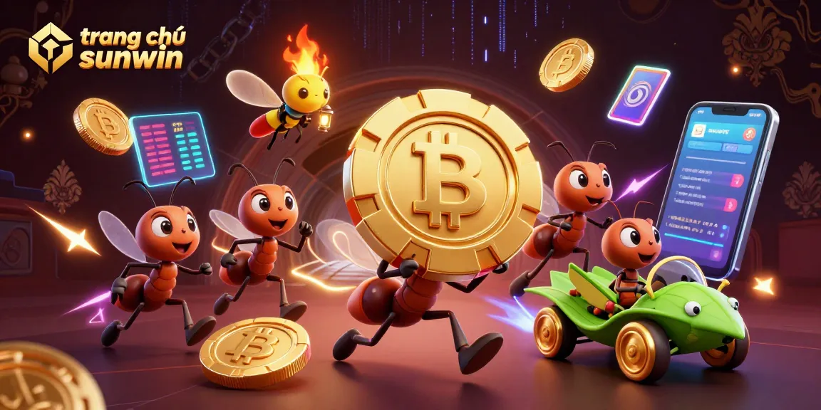 Experience the thrill of play at trang chủ sunwin with our dynamic online casino illustration featuring thrilling characters.