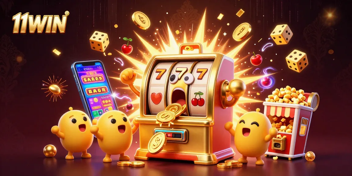 Experience winning excitement with 11WIN as golden slot machines and games burst with jackpots.