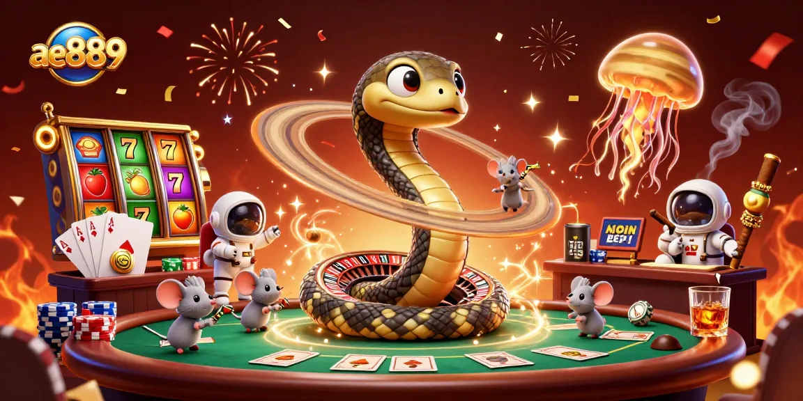 Experience thrilling gameplay and jackpots at ae889 with dynamic cosmic casino elements and vibrant design.